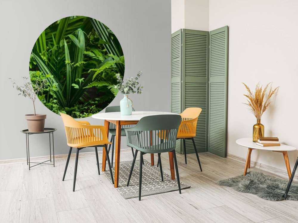 Panorama avec des plantes