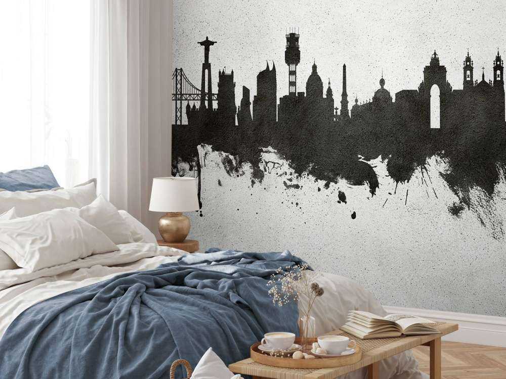 Aquarelle skyline, Lisbonne