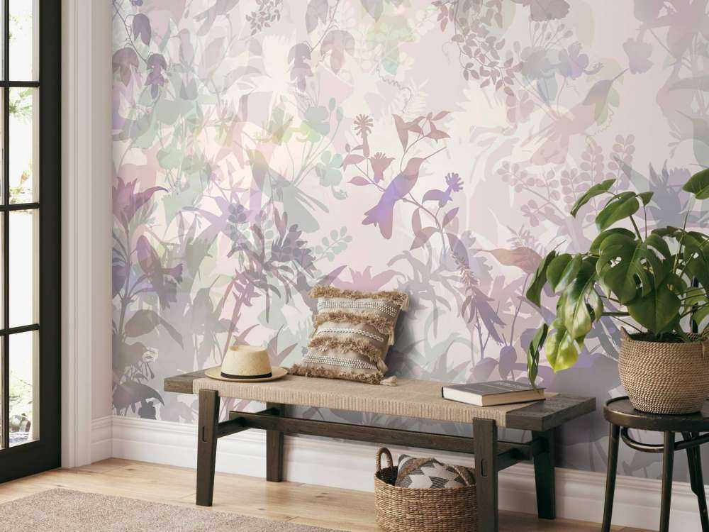 Symphonie de jardin en violet