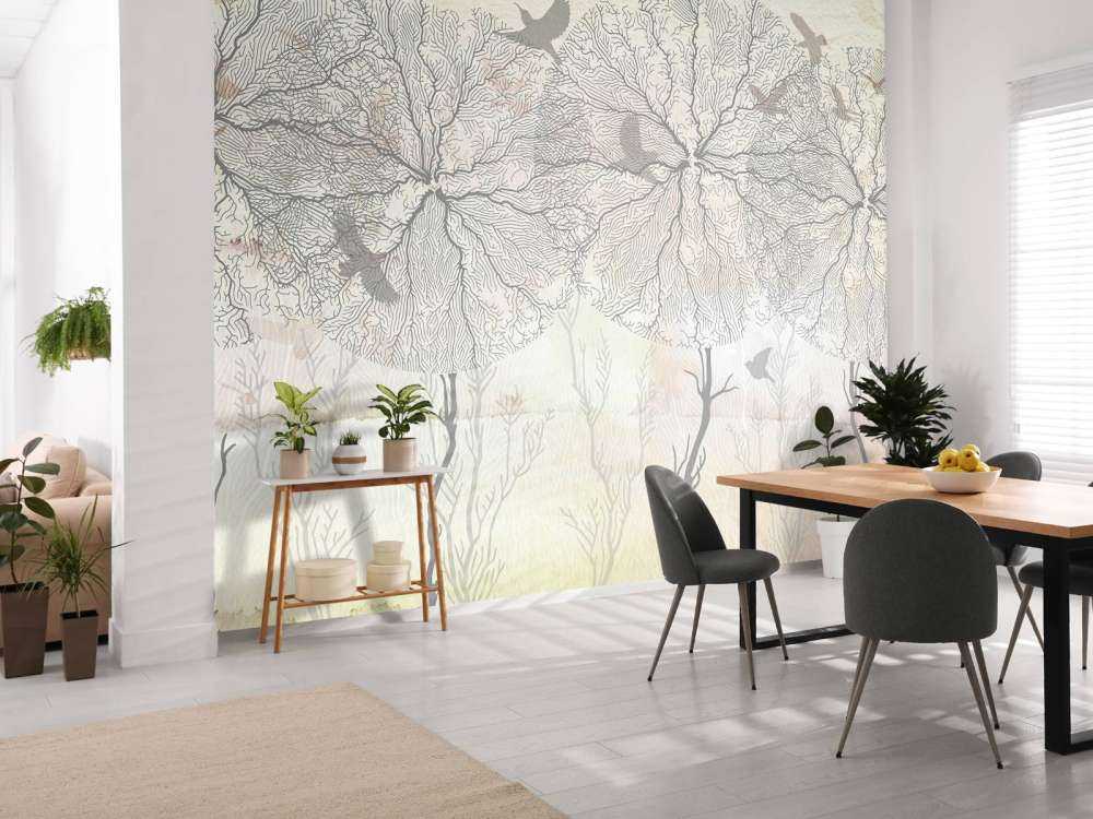 Graphic Trees - Yellow