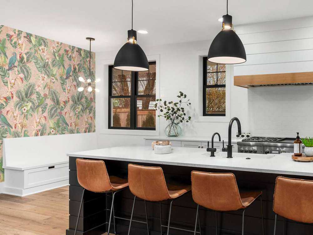 Oiseaux et perroquets de la jungle tropicale - terracotta