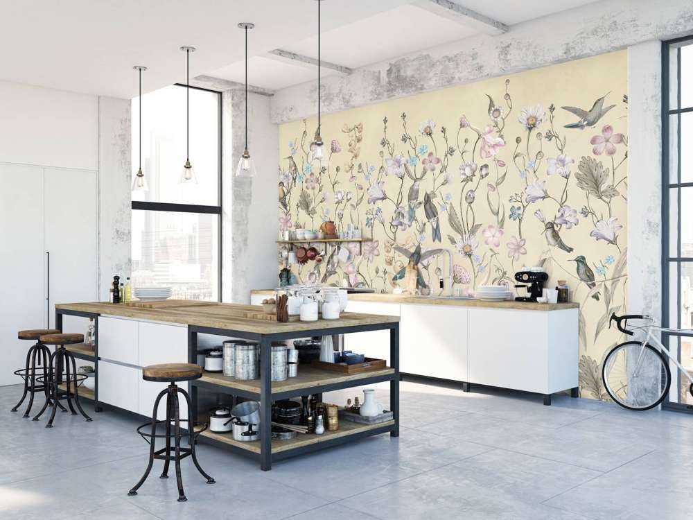 Printemps Éthéré - Crème Fleur Pastel