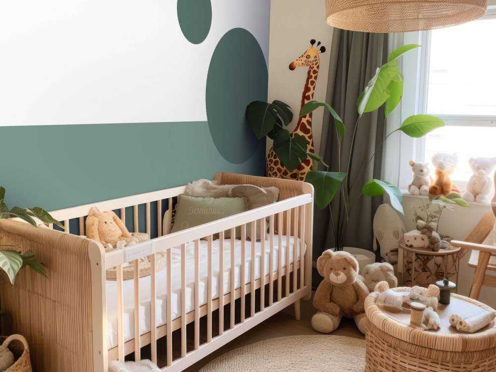 Plaines et cercles, vert