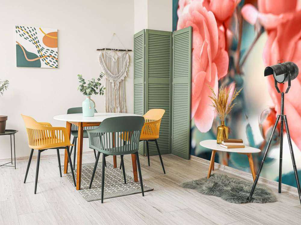 Rameau de roses sans branches