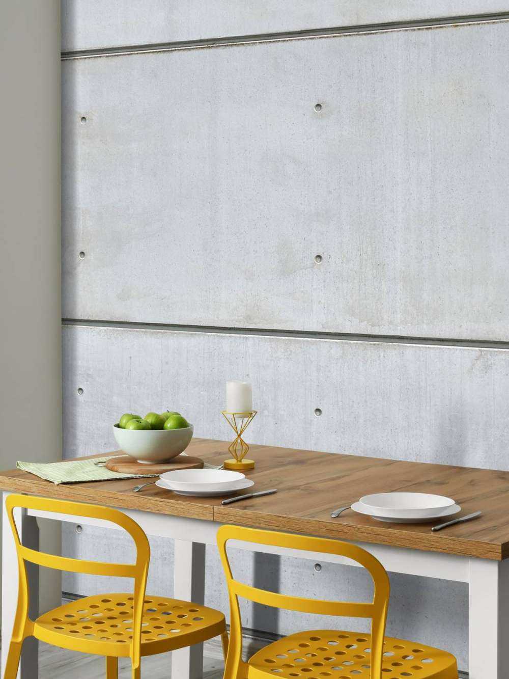 Mur horizontal en béton