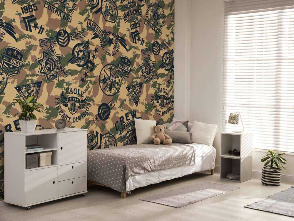 Camouflage avec logos