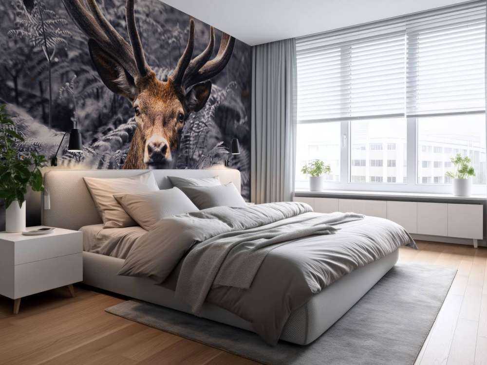 Gros plan sur un cerf