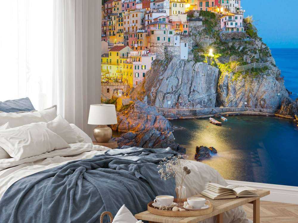 Ville italienne de nuit