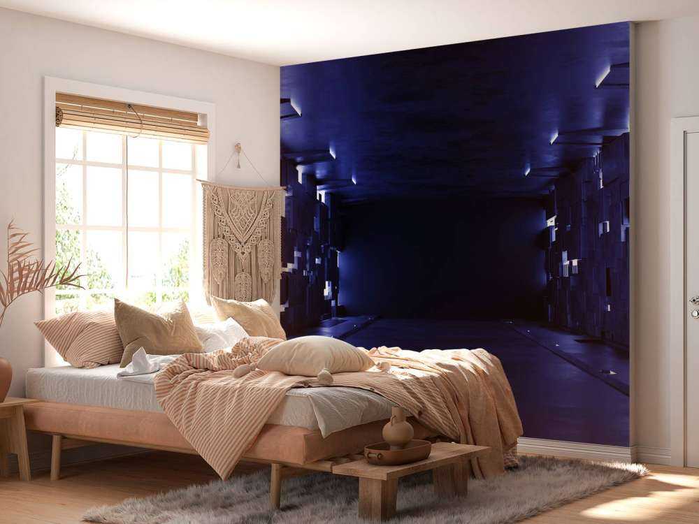 Chambre moderne et futuriste