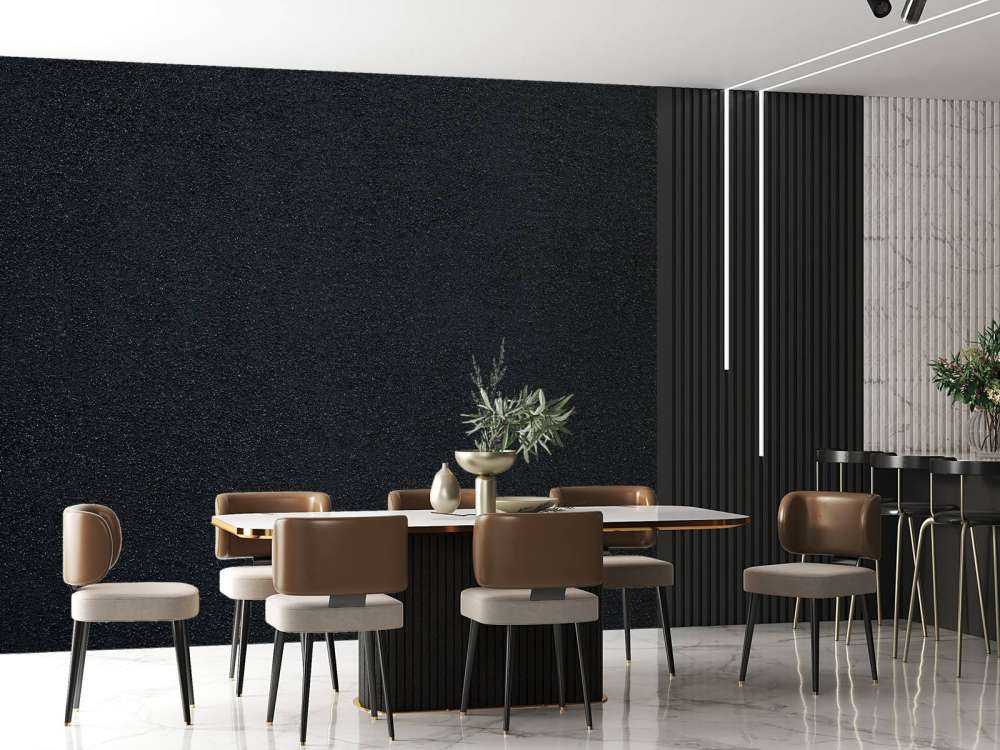 Mur sombre avec des pierres fines