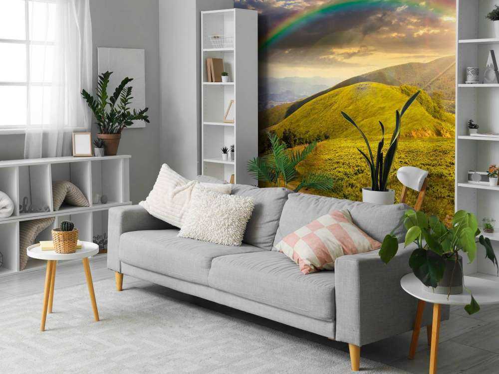 Montagnes au coucher du soleil