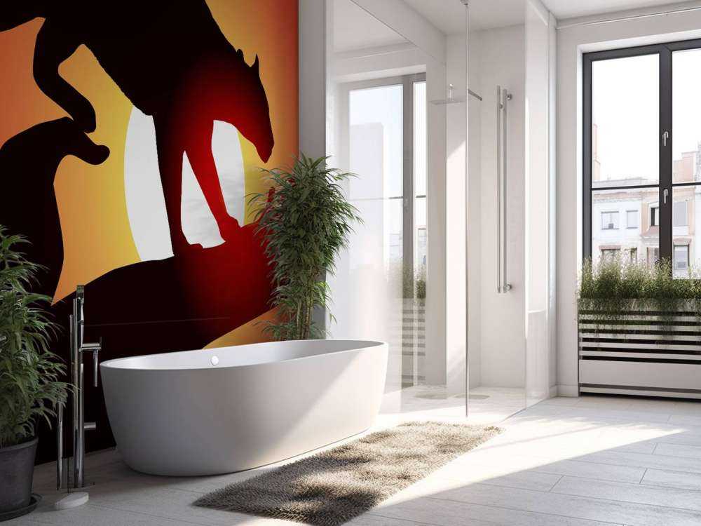 Silhouette de panthère