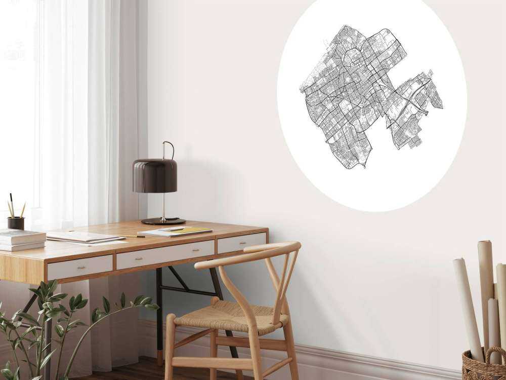 Carte de La Haye, blanc