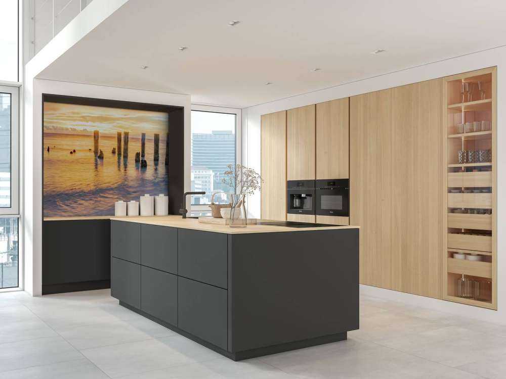 Mer calme au lever du soleil