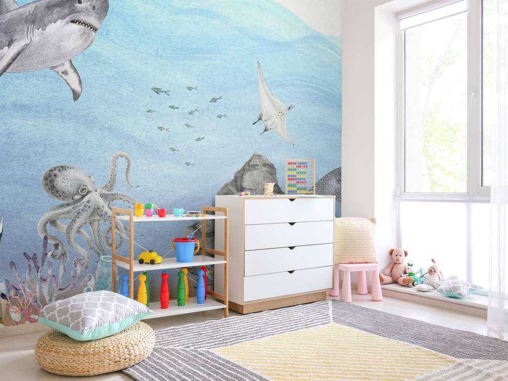 Le monde sous-marin avec les requins