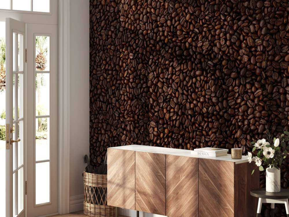 Grains de café torréfiés