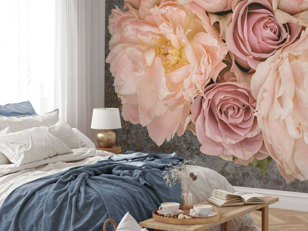 Bouquet de roses vintage