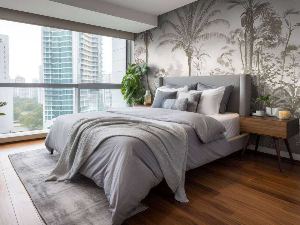 Tropiques romantiques taupe