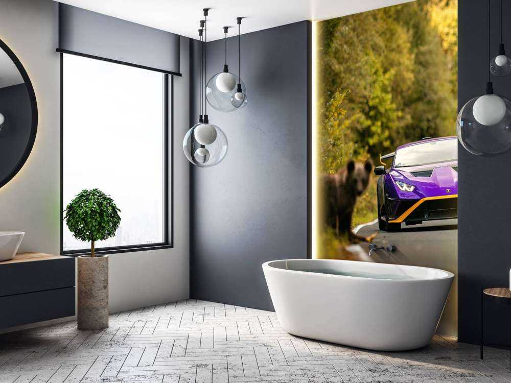 Lamborghini contre la nature