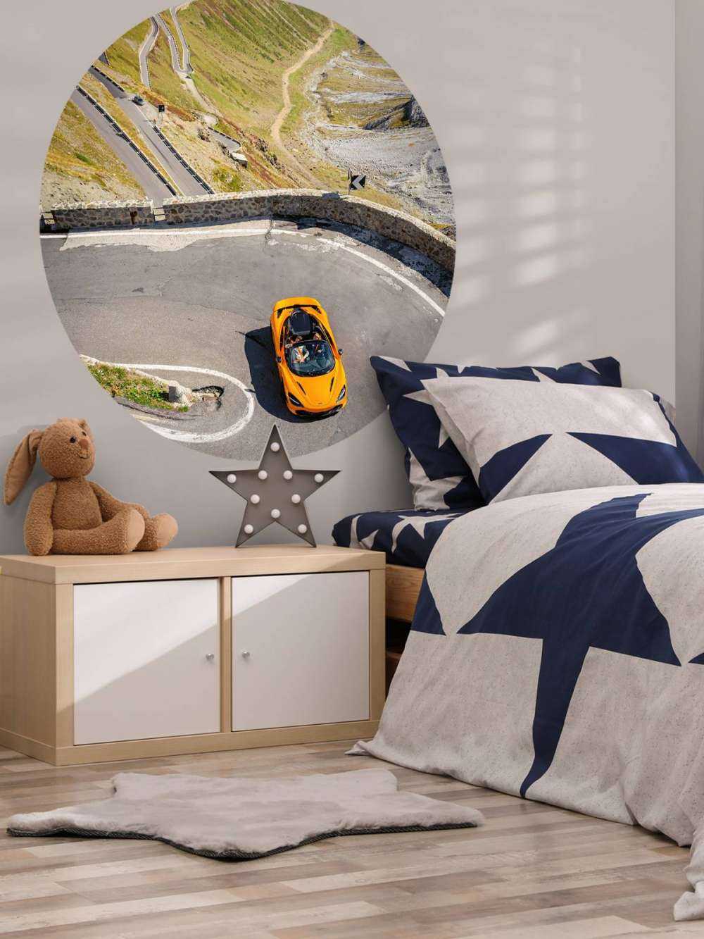 McLaren sur le Stelviopas - couleur