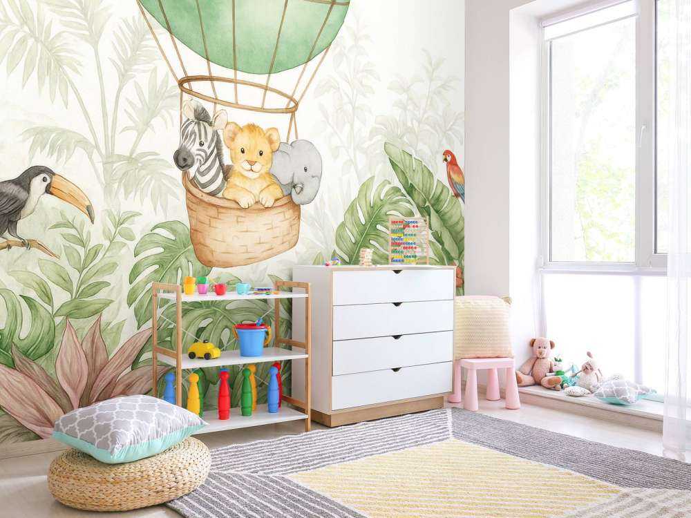 Jungleballon avec de petits amis