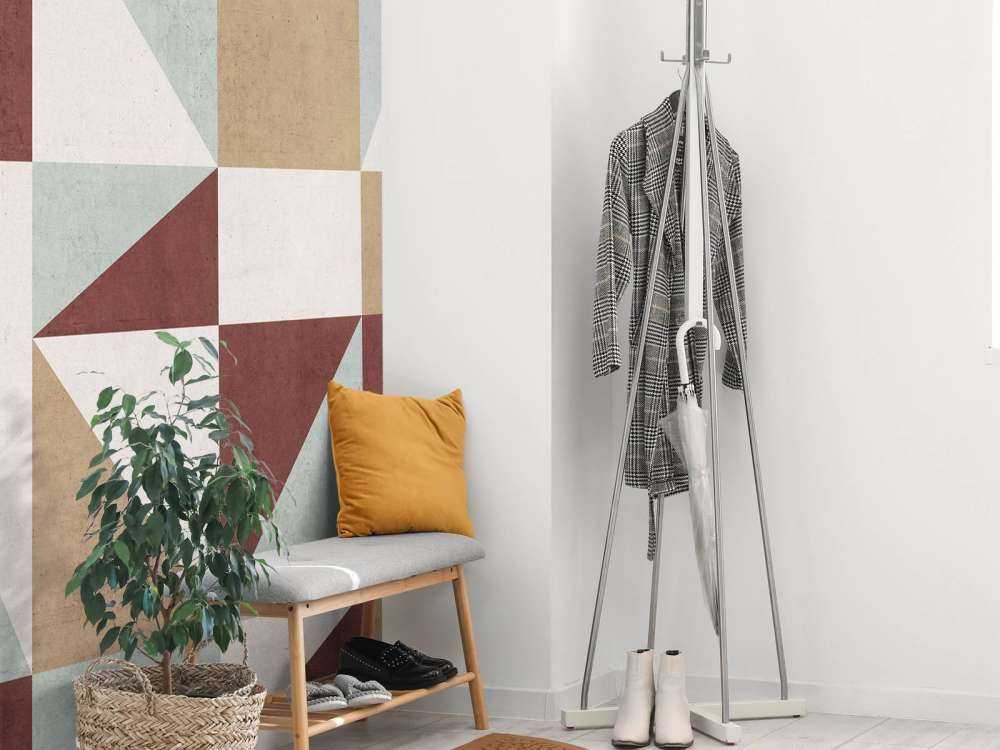 Surfaces géométriques en couleurs rétro