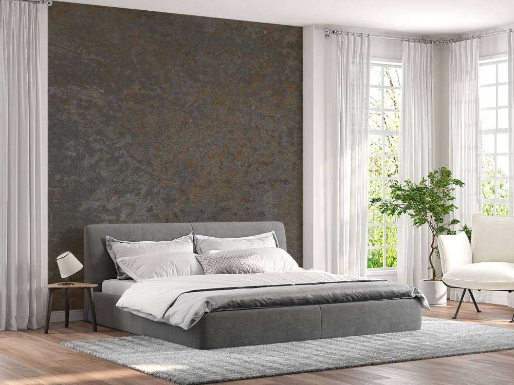 Patine métallique brute et altérée