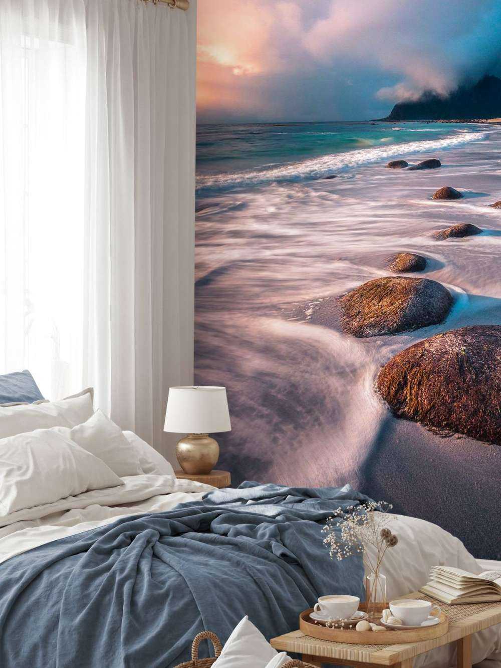 Lueur du soir sur la côte nord.