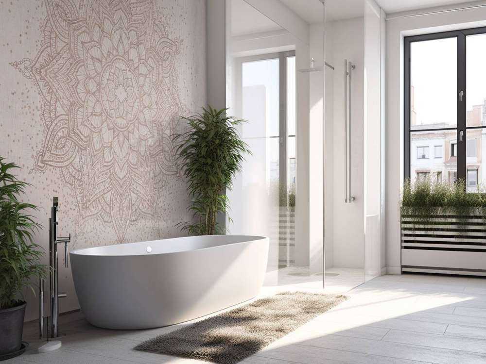 Symphonie de mandala couleur sable