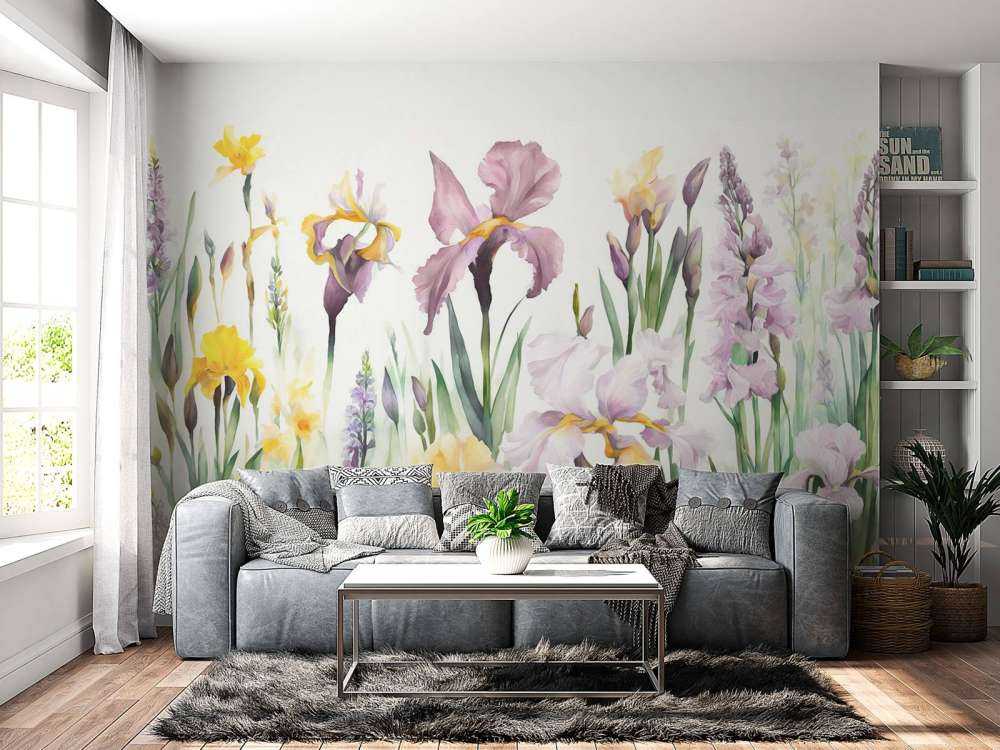 Joyeux printemps bleu ciel