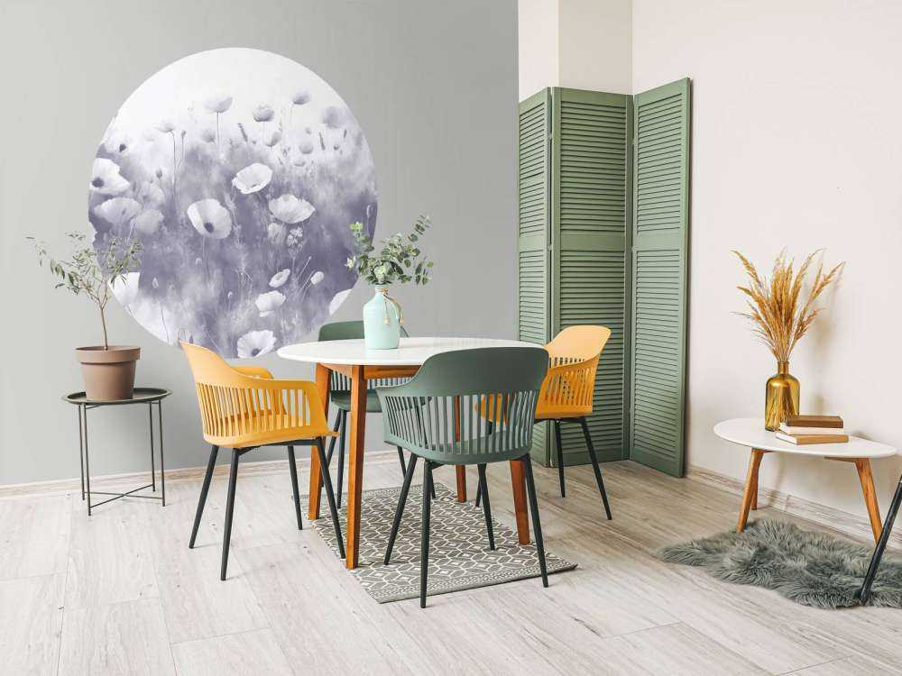 Danse de fleurs sauvages - violet