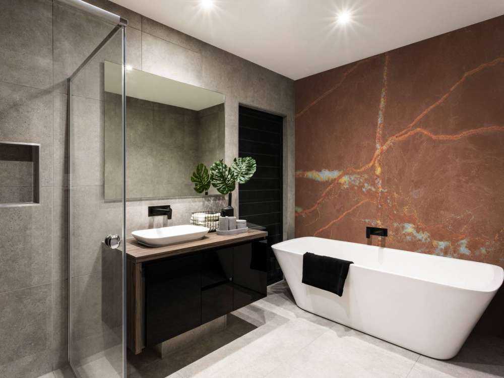 Marbre terracotta avec des lignes