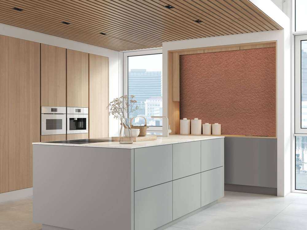 Béton terre cuite avec structure