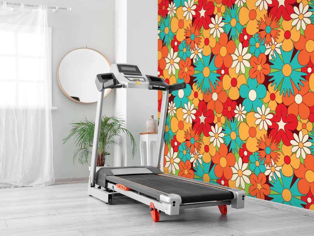 Fleurs dans le style vintage