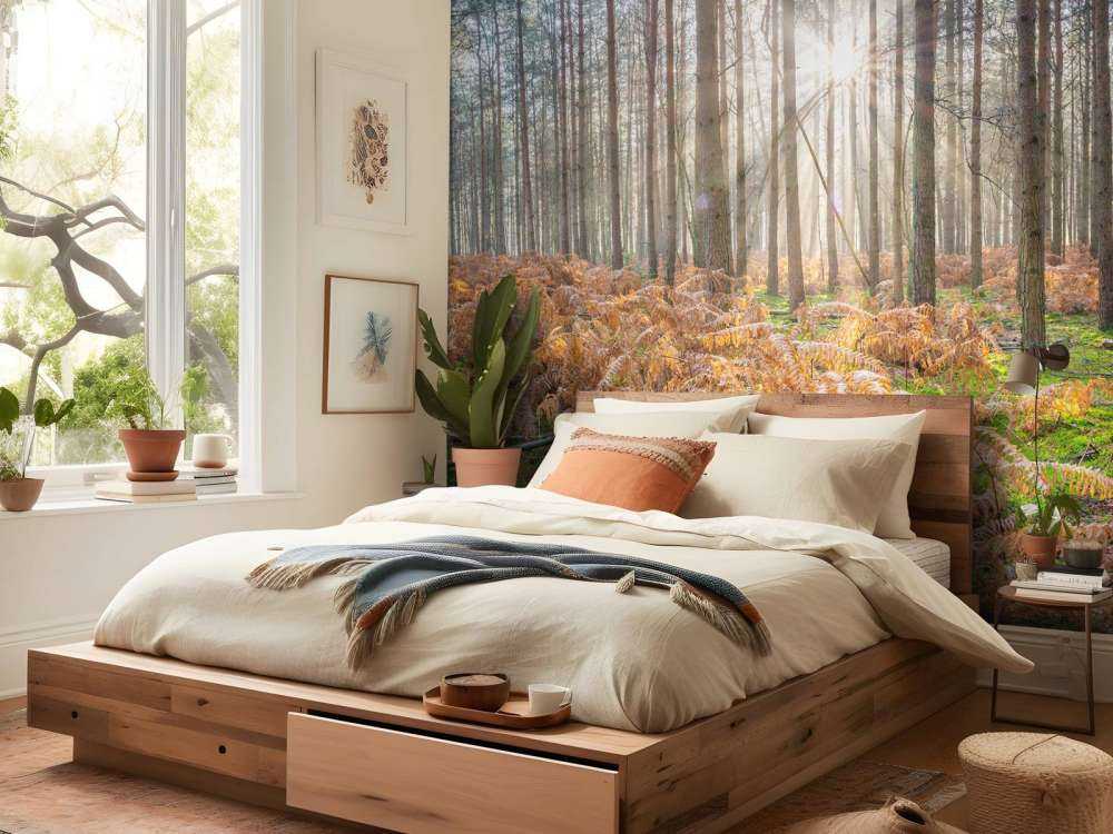 Forêt au lever du soleil