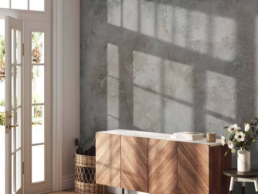 Vieux mur en plâtre altéré