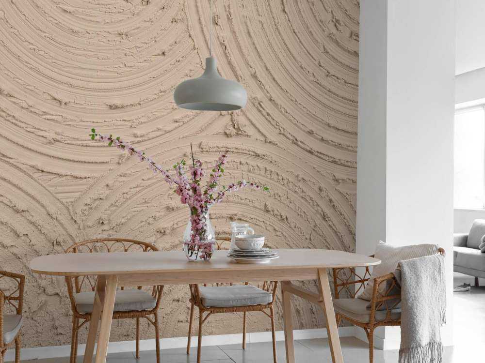 Cercles Zen avec structure en taupe