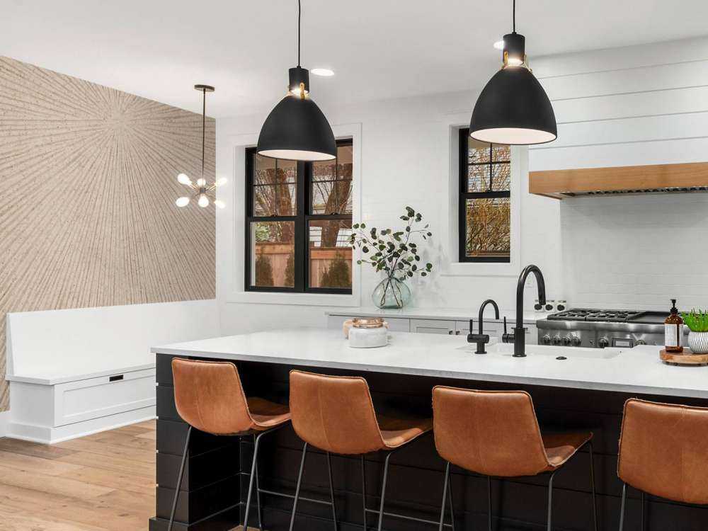 Structure avec des lignes en brun beige