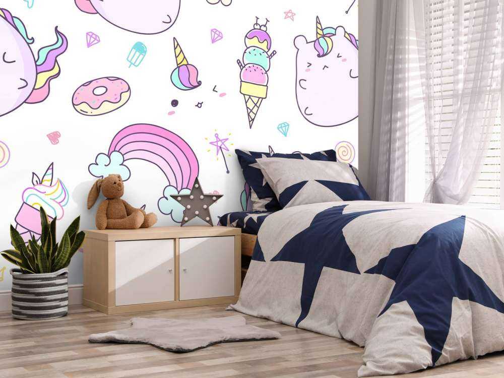 Licornes avec des glaces