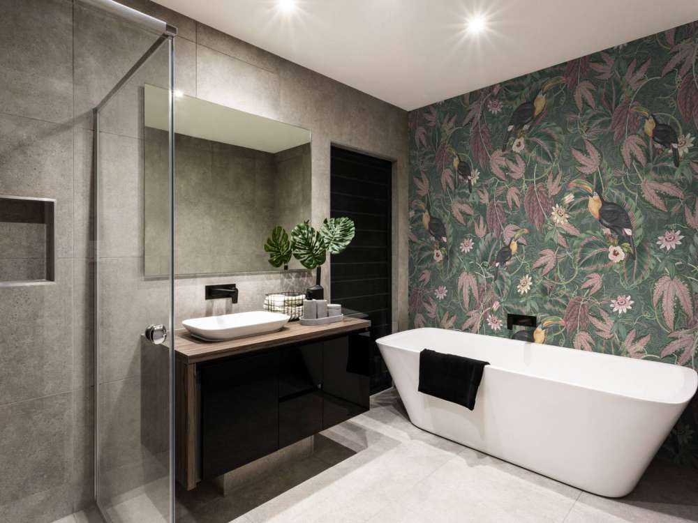 Oiseaux & toucans de la jungle tropicale - vert foncé