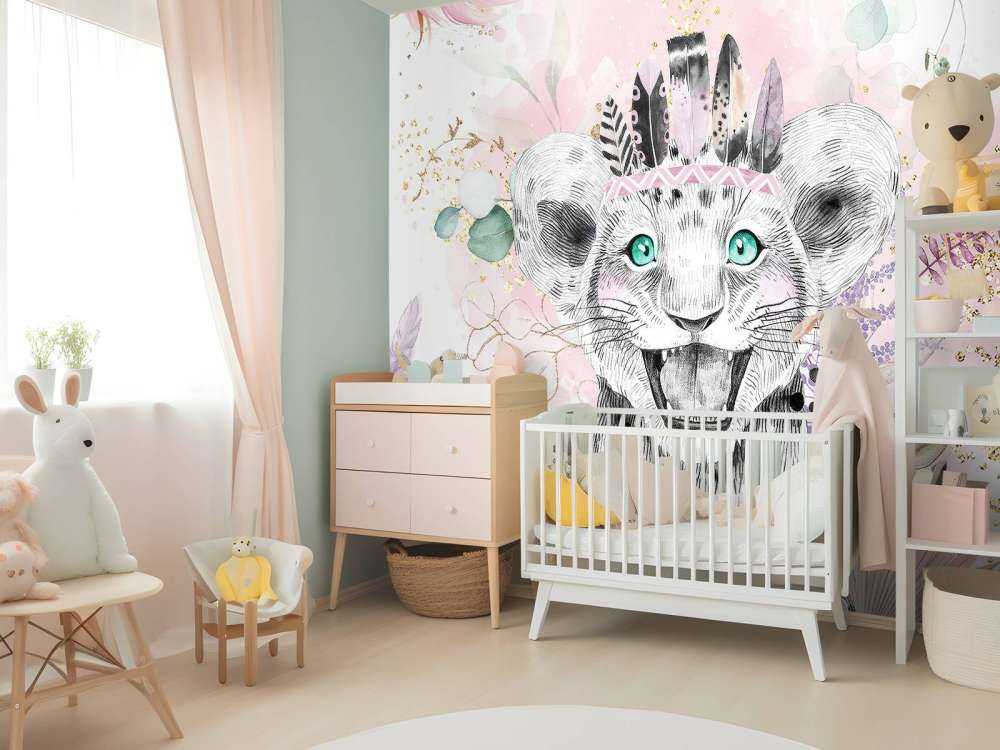 Lionne forêt féérique