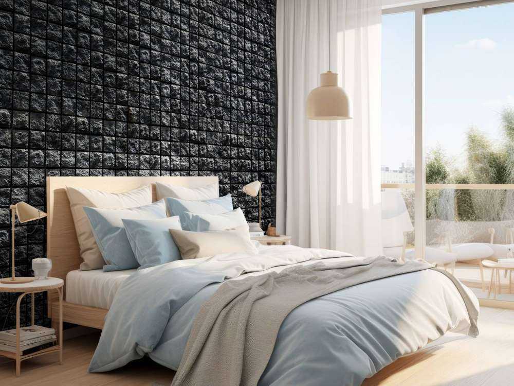 Pierres carrées noires