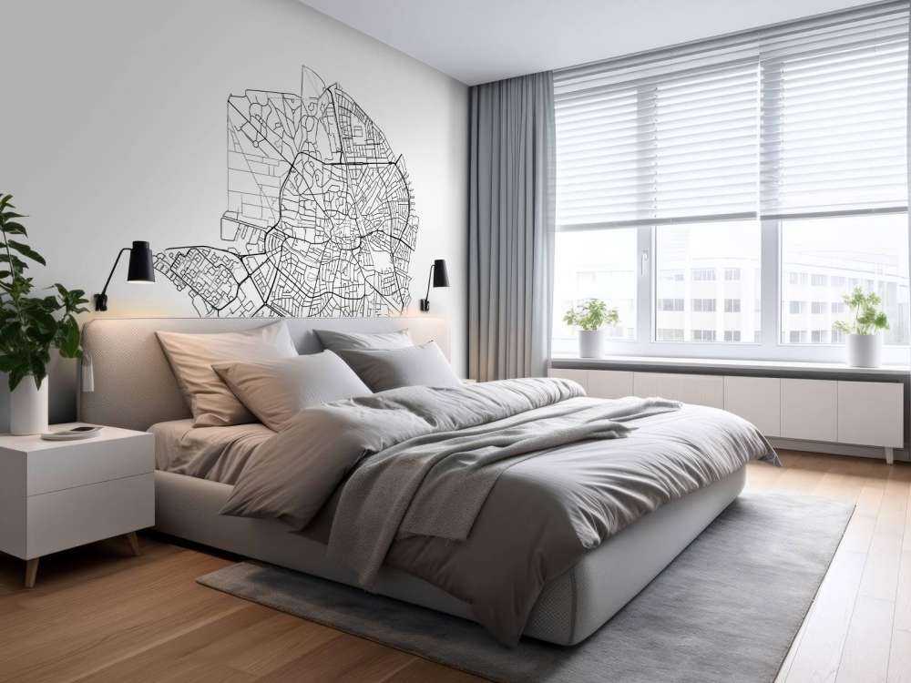 Carte de Hilversum, blanc