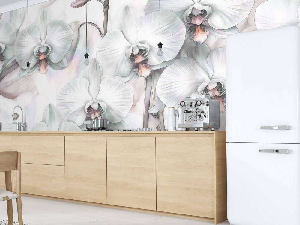 Paradise des Orchidées Vert Foncé