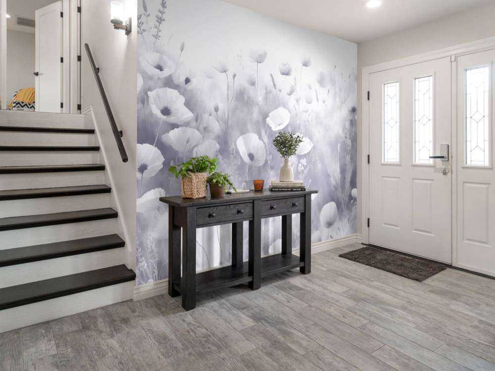 Danse de fleurs sauvages - violet