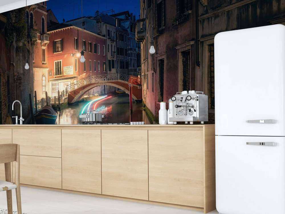 Gracht nocturne à Venise