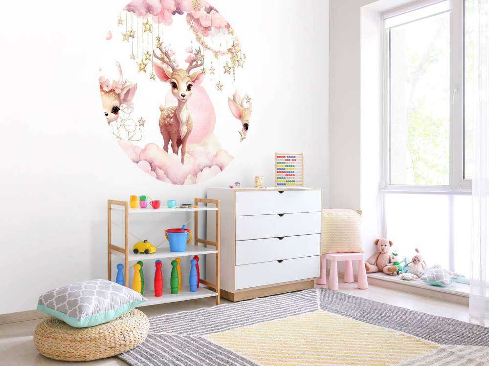 Dromerig cerf entre les étoiles