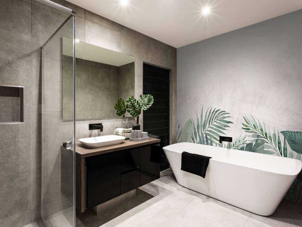 Feuillage tropical en aquarelle