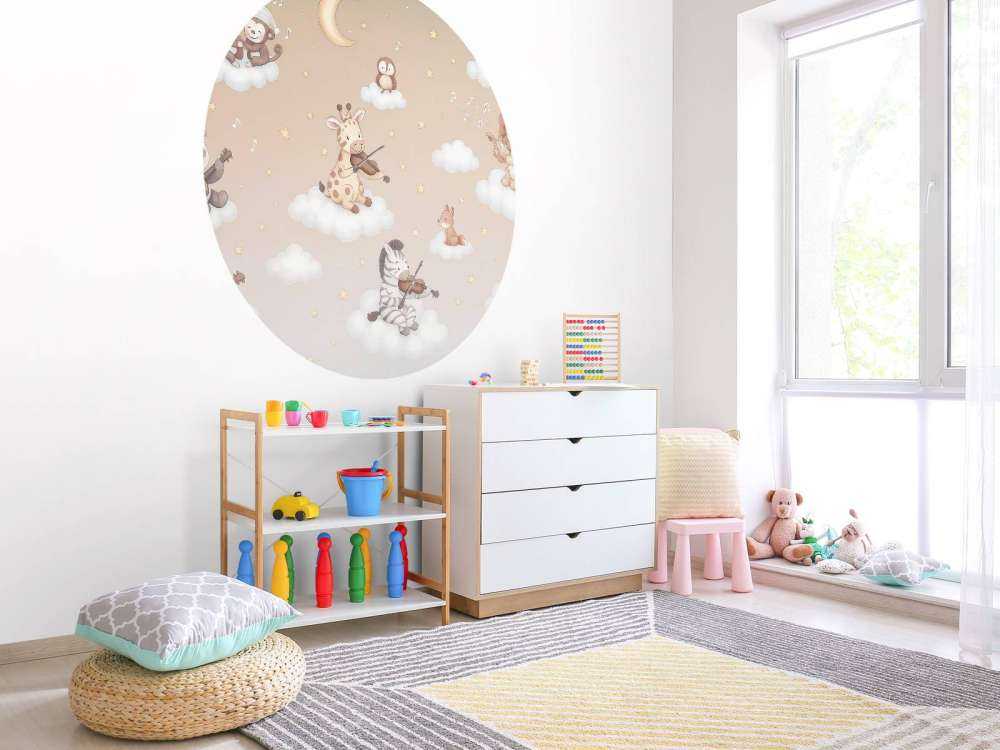 Concert d'oiseaux dans les nuages - sable