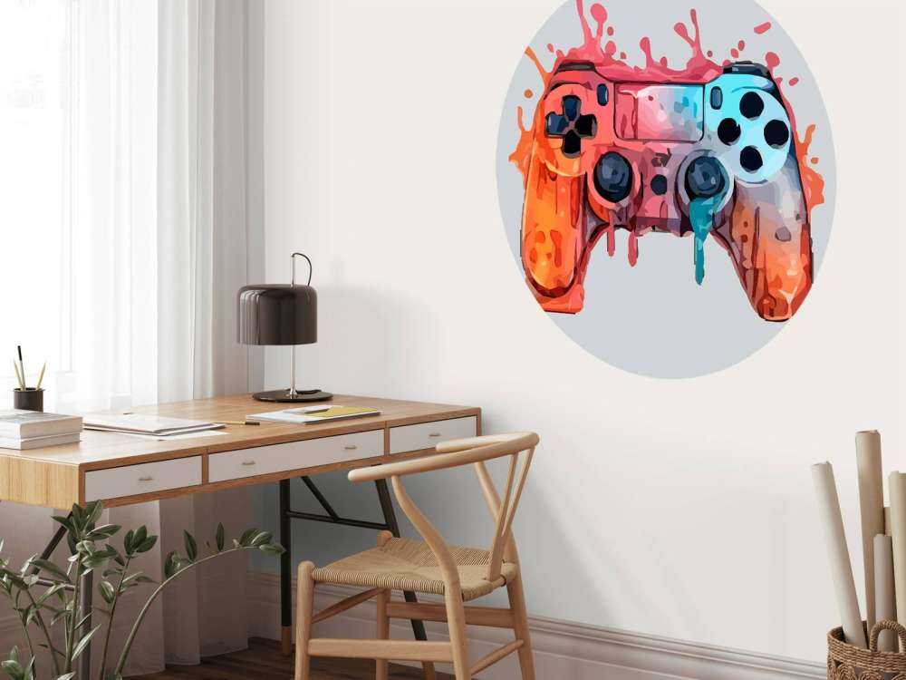 Aquarelle Gamer Éclaboussure